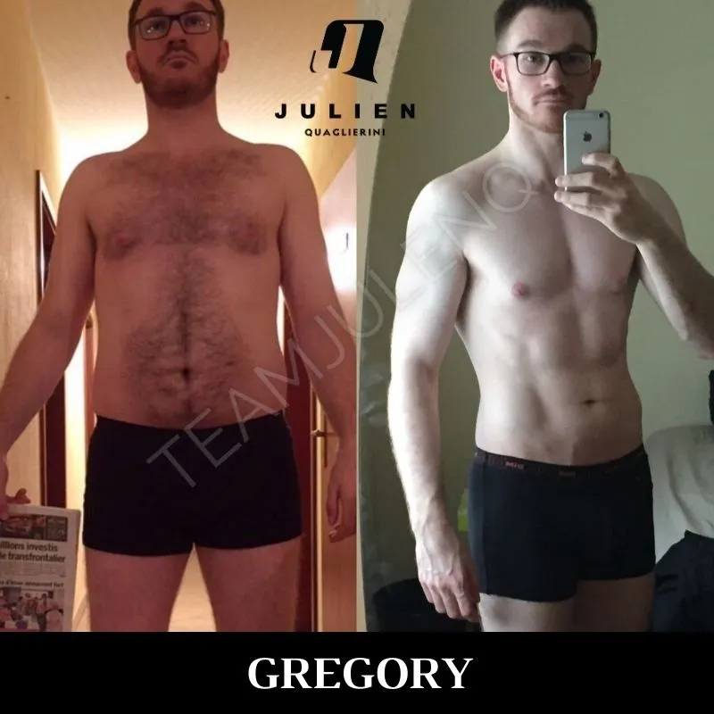 transformation Grégory perte de gras